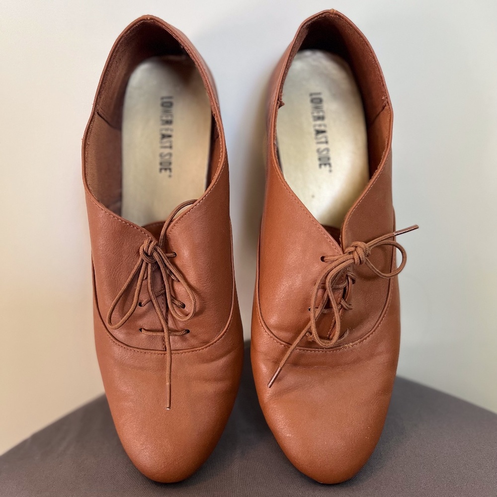 Lower East Side Tan Oxfords